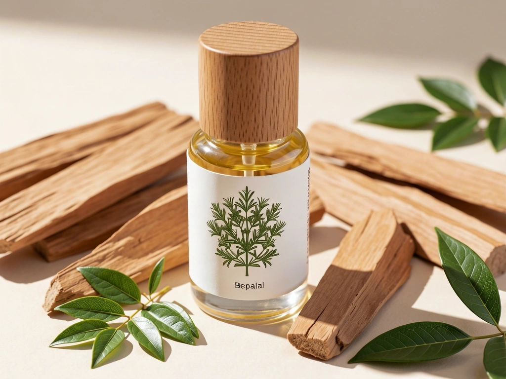 Botanical oil bottle